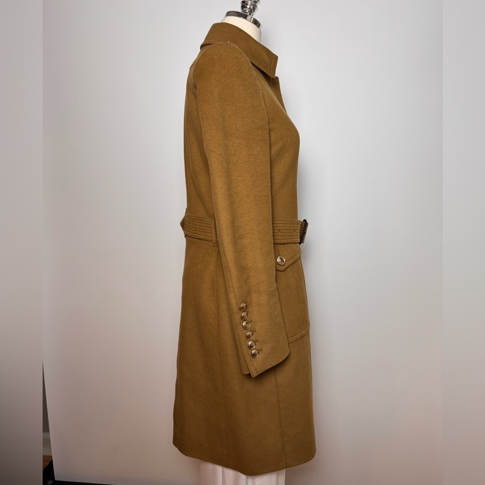 Burberry Wool Cashmere Military Coat Size 6 - Picture 7 of 15
